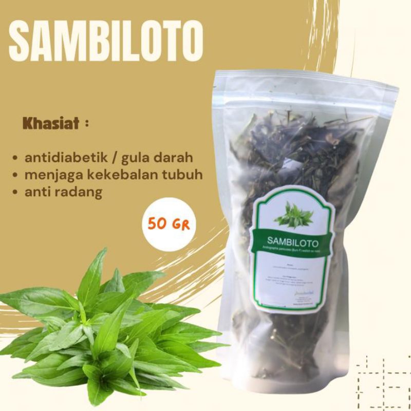 

Daun Sambiloto, Teh Sambiloto, Teh herbal Smbiloto