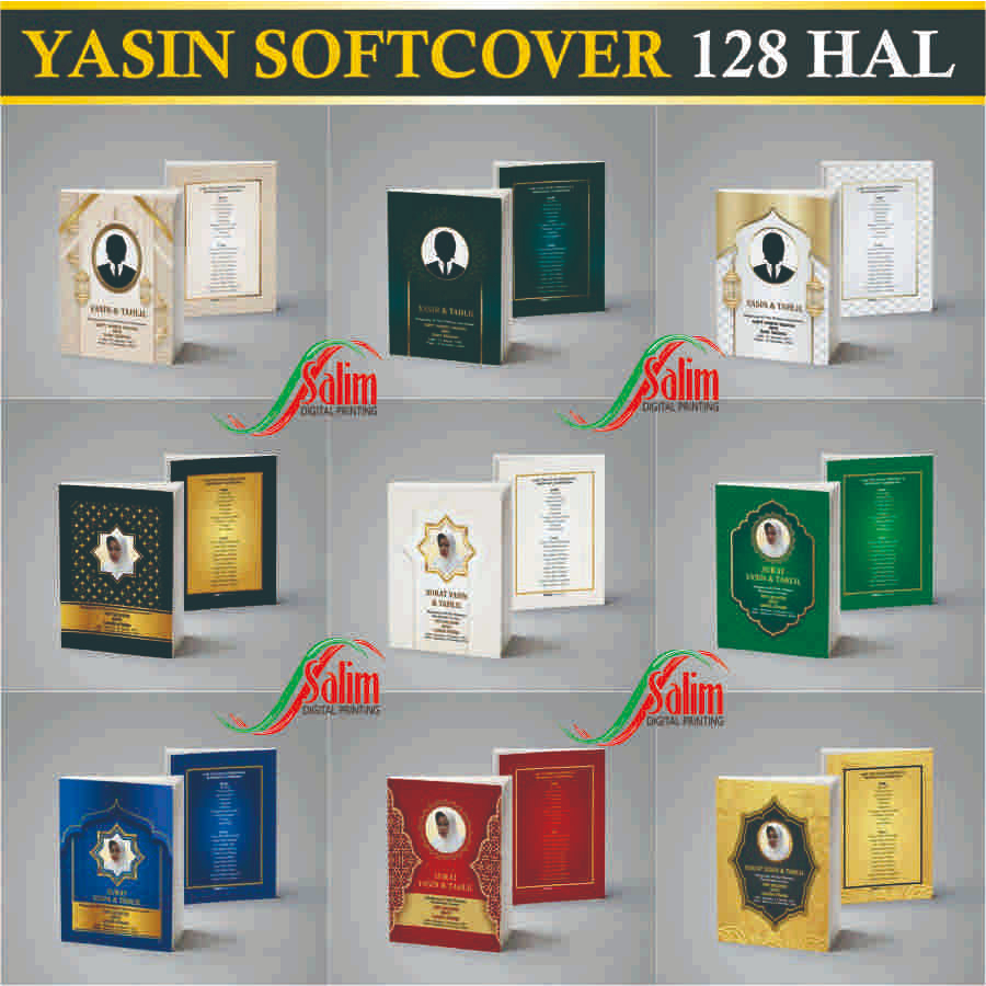 

CETAK BUKU YASIN TAHLIL SOFTCOVER 128 Hal CUSTOM FOTO - Hitam