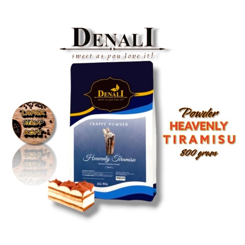 

Denali Heavenly Tiramisu Powder 800gr - bubuk minuman rasa tiramisu