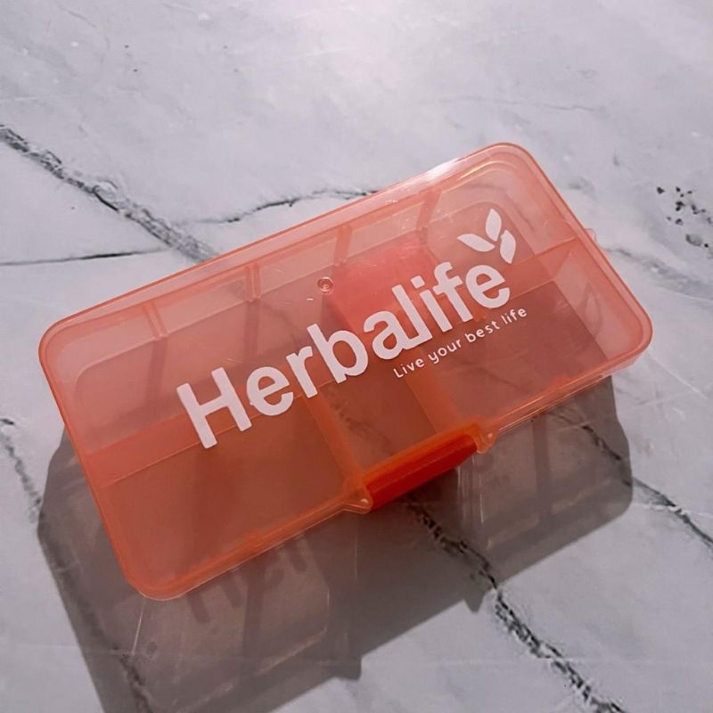 Kotak pil tablet herb*life-Tablet Oren