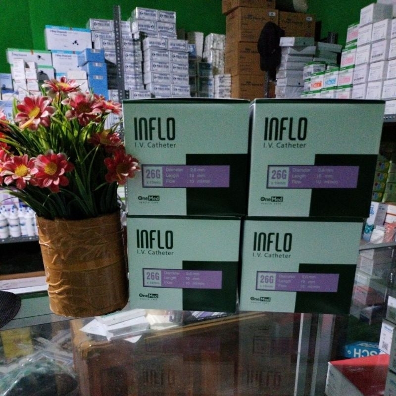 Iv Chateter inflo 26g one med