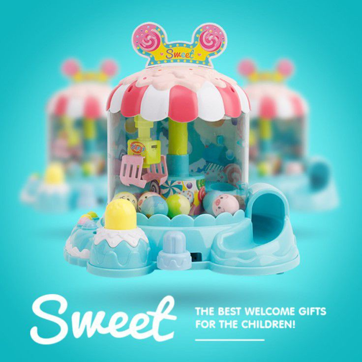 Mainan Doll Catcher No. 1140 / Mainan Mesin Capit Bola Jepit Boneka / Mainan Anak / Mainan Mesin Cap