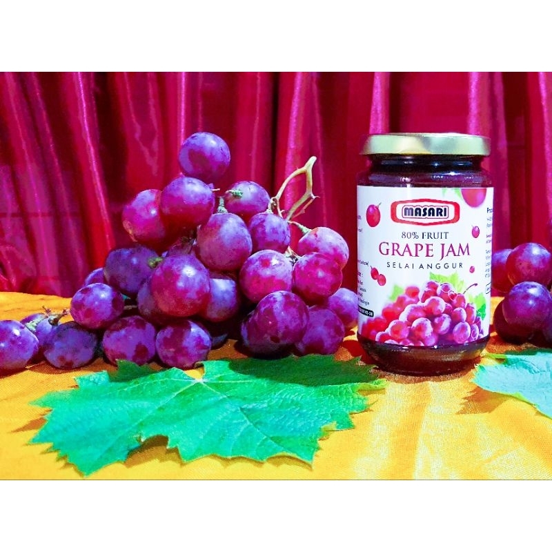 

Masari Grape Jam - selai buah anggur merah (300 gram)