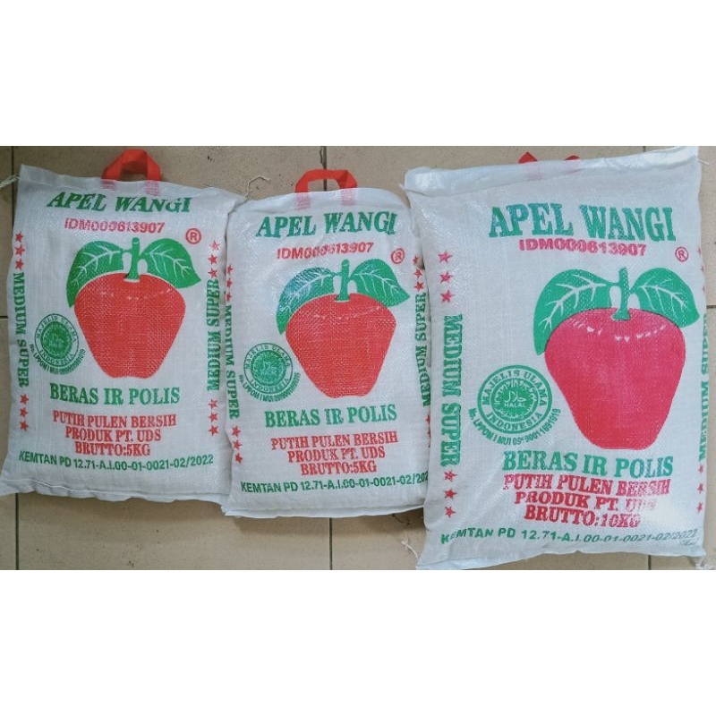 

Beras cap Apel 5 kg & 10 kg
