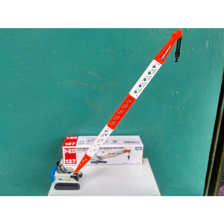 Tomica no 127 Crane Sumitomo Long Diecast Miniatur Alat Berat Murah