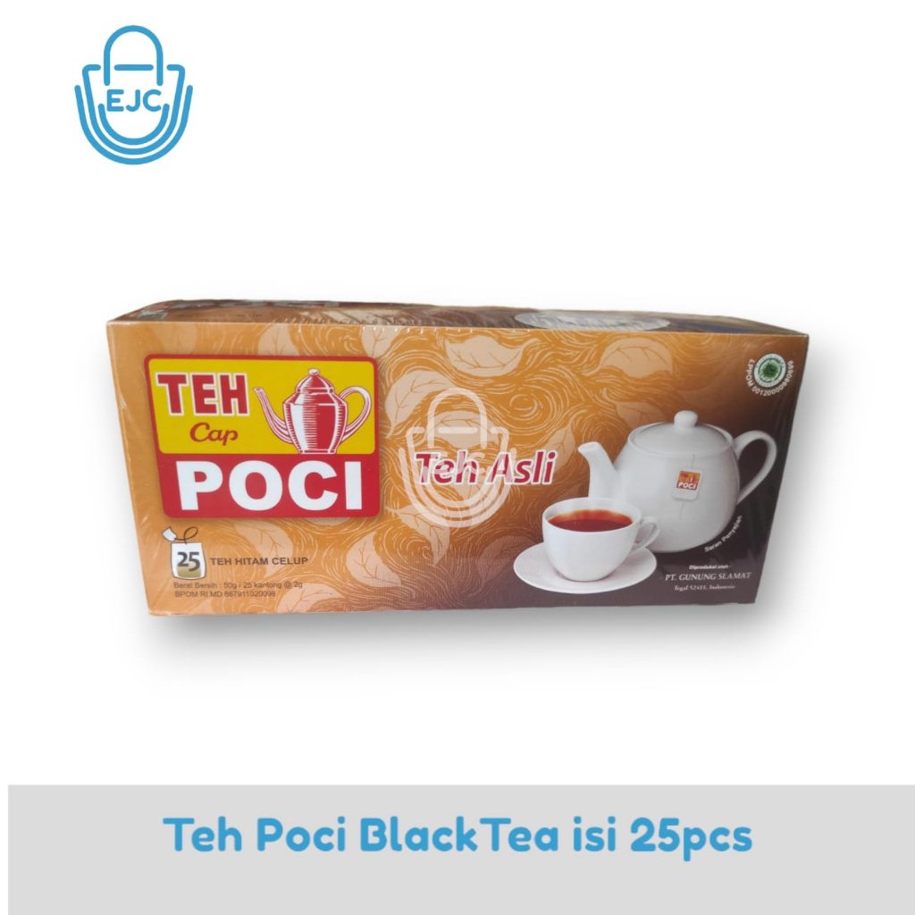 

Teh Cap Poci Teh Celup Poci isi 25 Black Tea Melati