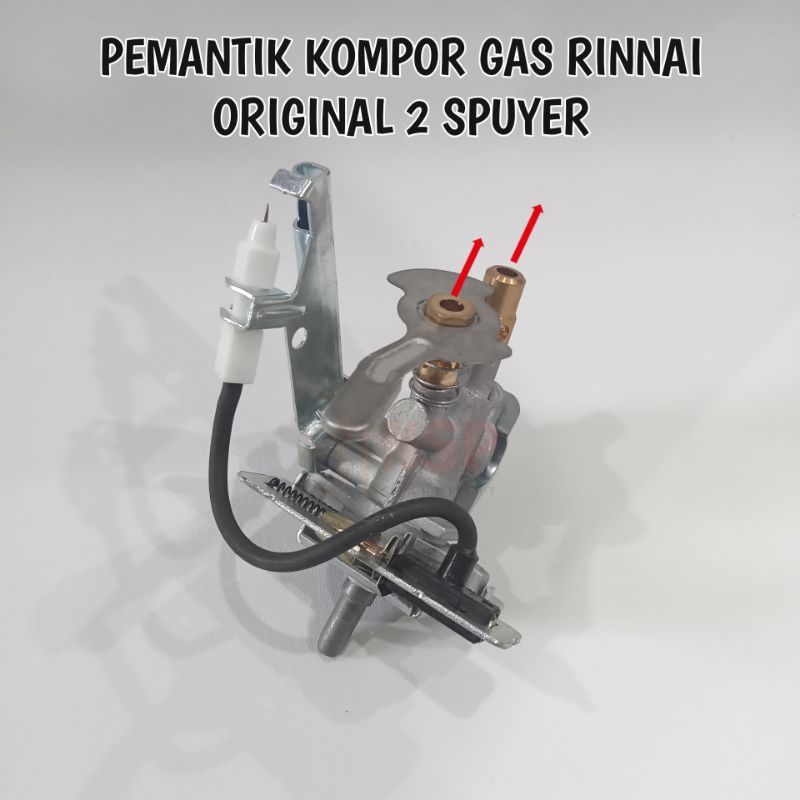 Mesin Pemantik Kompor Gas Rinnai Original 2 Tungku/Spuyer Pemantik Gas Rinnai Original