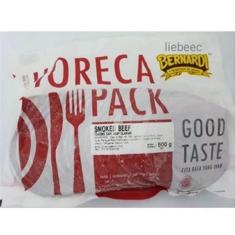 

BERNARDI Smoked Beef Bulat Horeca pack 500gr | Daging Asap 500 gr