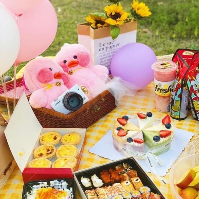 TIKAR PIKNIK LIPAT WATERPROOF TIKAR PANTAI PREMIUM 200 CM X 200 CM