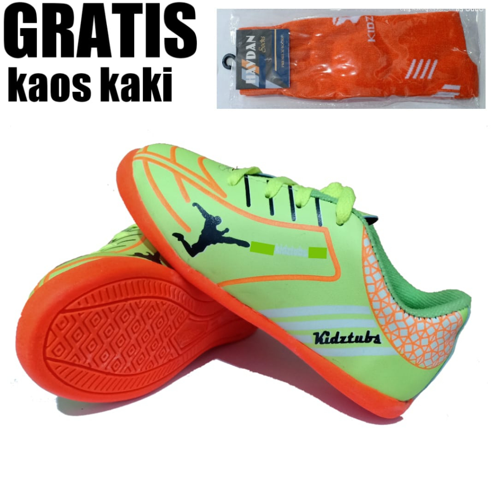 Sepatu Futsal Pria Anak Anak Laki Laki Perempuan Cowok Cewek Tanggung Kecil Umur Usia 1 2 3 4 5 6 7 