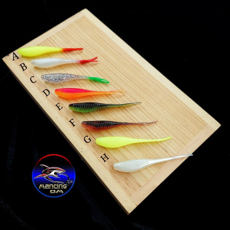 Soft Lure Super Baby Silencer Rep Ozmy isi 6 + 3 hook timah 8 cm