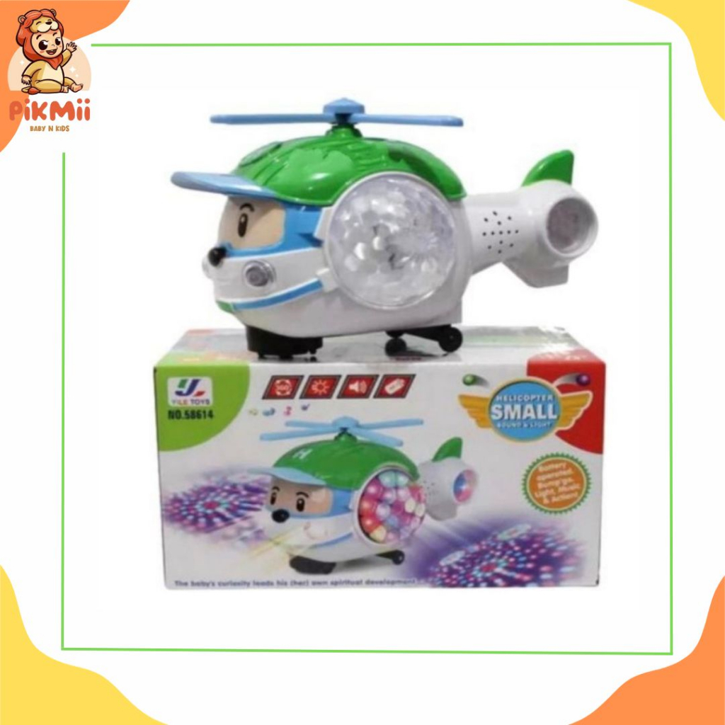 Mainan Anak Helikopter Cartoon Helicopter Poli