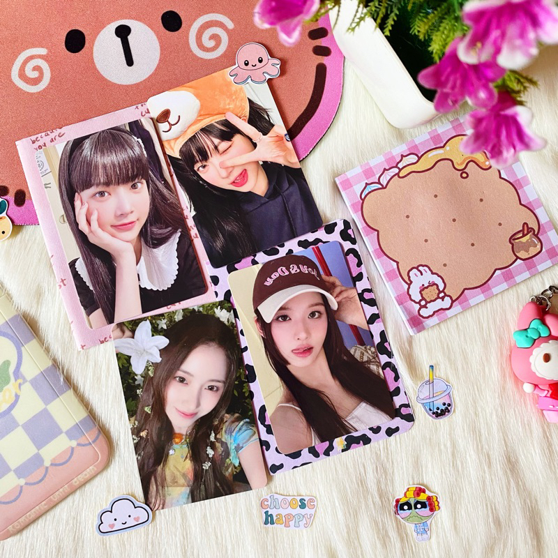 PC Photocard Le Sserafim eunchae bear sg2023 nmixx sullyoon digipack & jiwoo midsummer