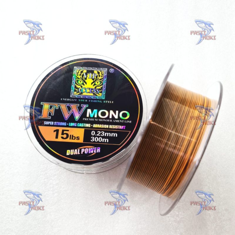 Senar Pancing Dual Power Vip Access FW MONO Nylon 300m