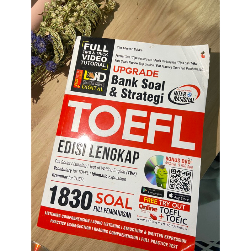 [Preloved] Buku soal TOEFL lengkap (Bank Soal TOEFL)