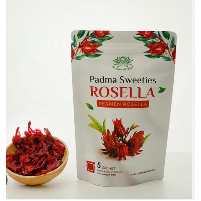 

Permen Rosella Padma sweeties isi 10 Sachet 50gr