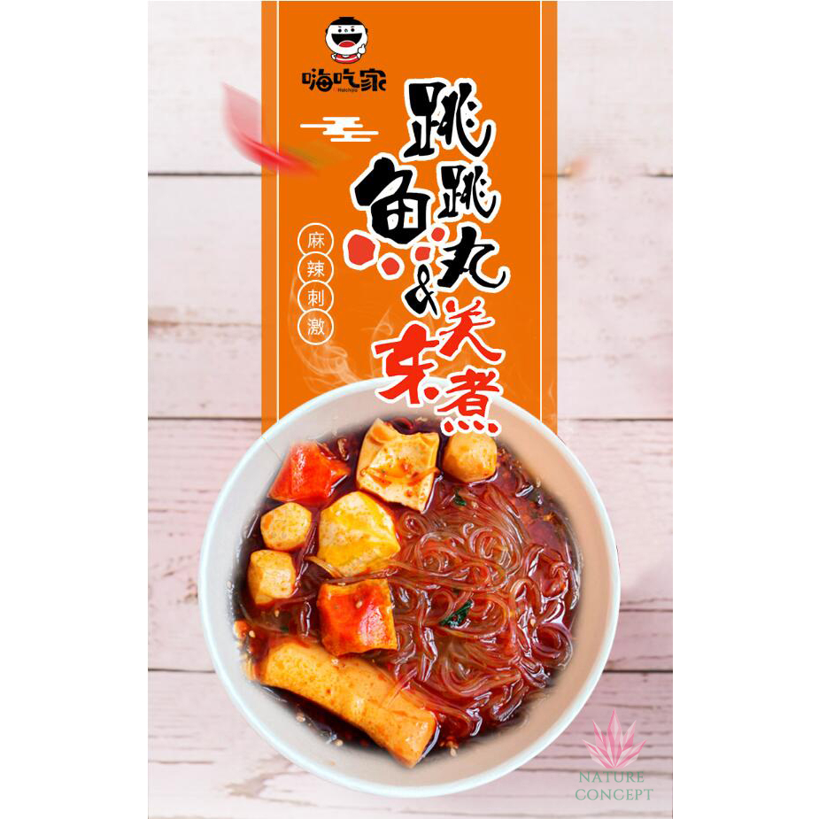 

Hai Chi Jia Suan La Fen Bihun asam pedas Sour + BASO IKAN