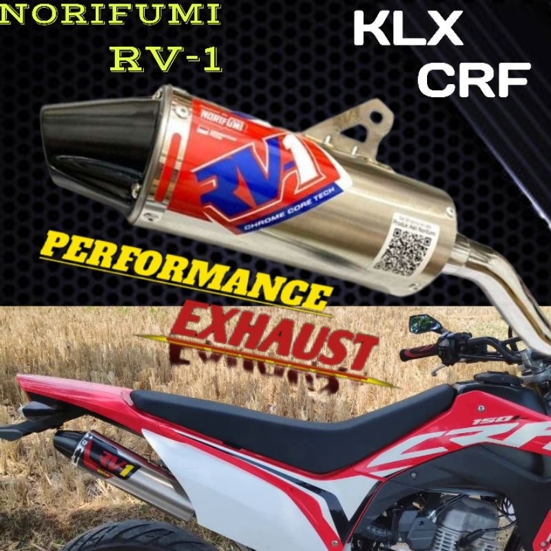 Knalpot racing norifumi Rv1/knalpot racing norifumi crf/knalpot racing norifumi wr/knalpot racing no