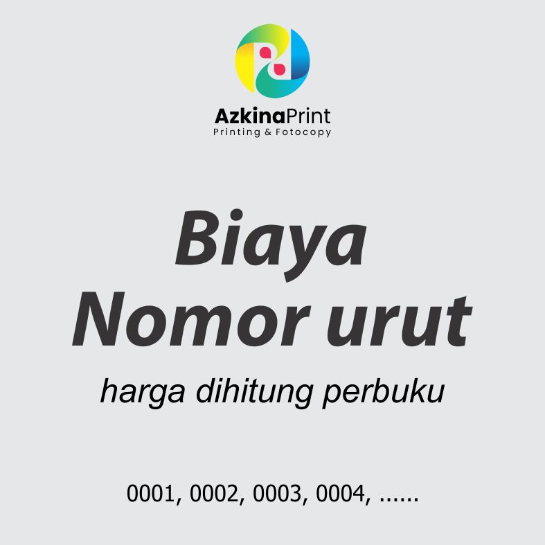 

Biaya Nomor Urut