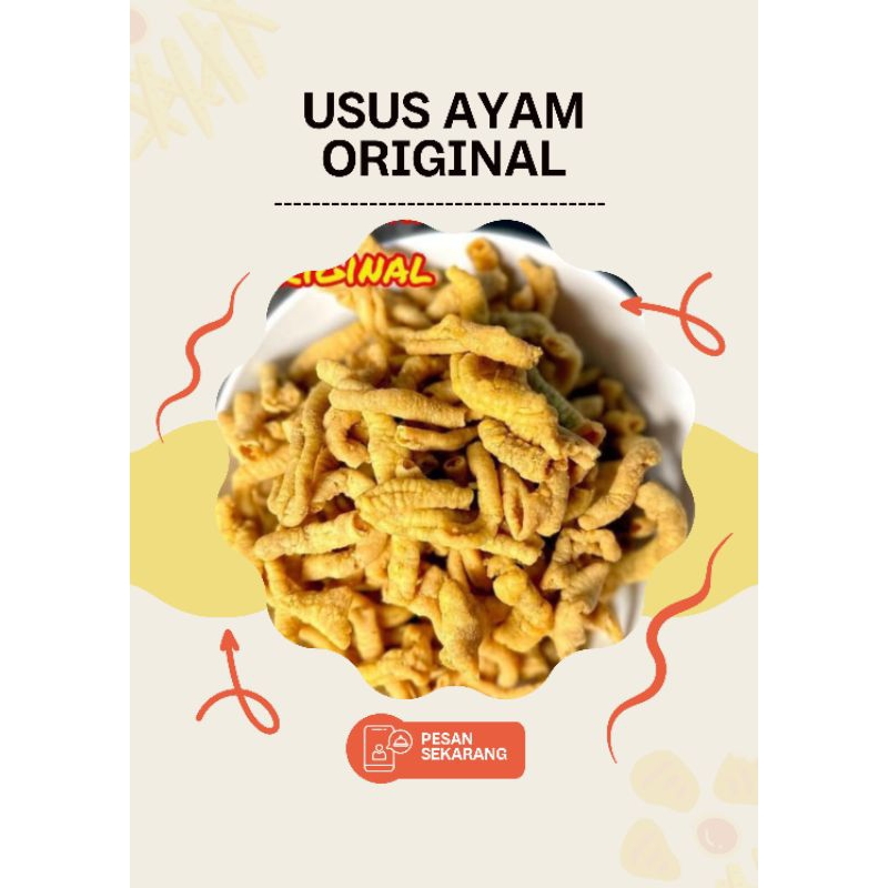 

USUS AYAM ORIGINAL PACK 500Gr