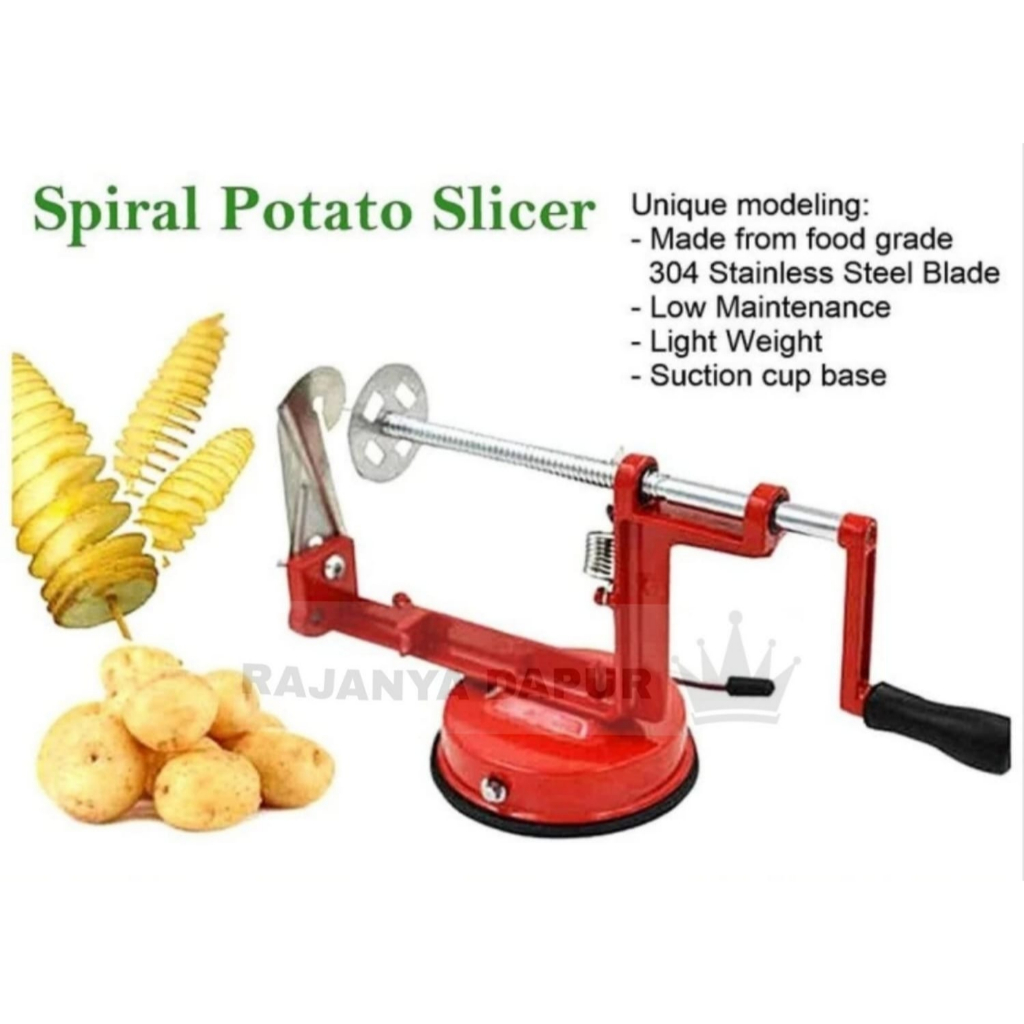 Terbaik Alat Pemotong Kentang Spiral Mesin Manual Spiral Potato Slicer - Spiral Kentang - Spiral