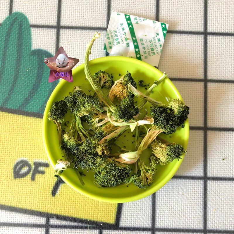 Dehydrated Brocolli | Dried Brocolli | Brokoli Kering | Snack Hewan Hamster Kelinci Guineapig |