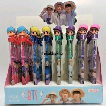 

Pensil karakter anak. pensil fancy. bts. donald. winnie the pooh. minnie mouse.frozen