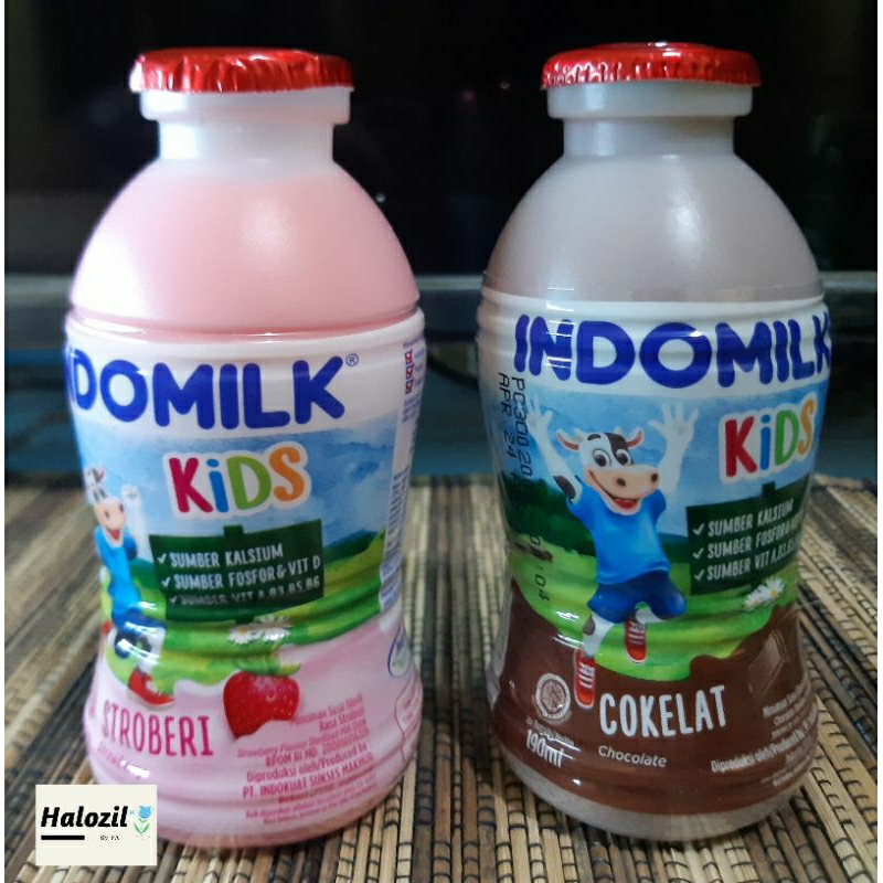 

Indomilk liquid botol 190ml / Susu UHT Indomilk