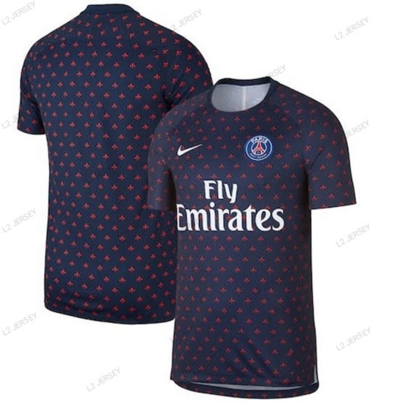 Jersey Bola PSG Training 2024 Full Printing
