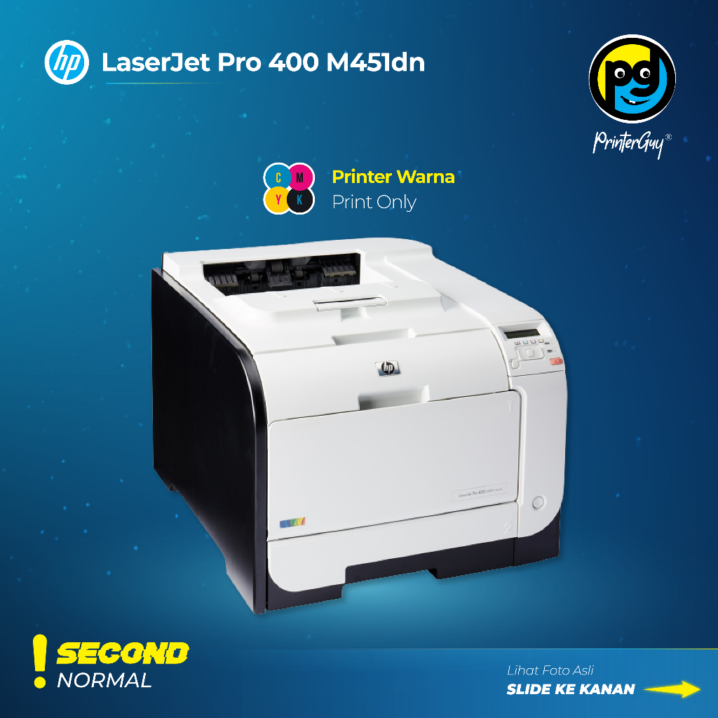 Printer Warna HP LaserJet Pro 400 M451dn Cetak stiker undangan brosur