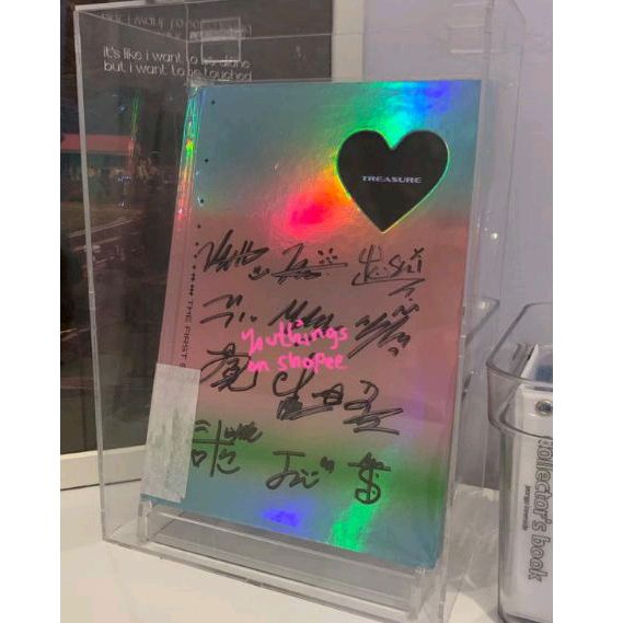signed album treasure tfs chapter 2  tanda tangan ot12