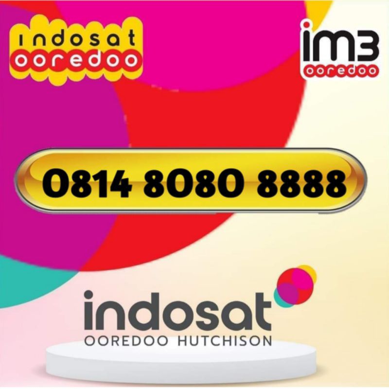 Nomor Cantik indosat kwartet 8888