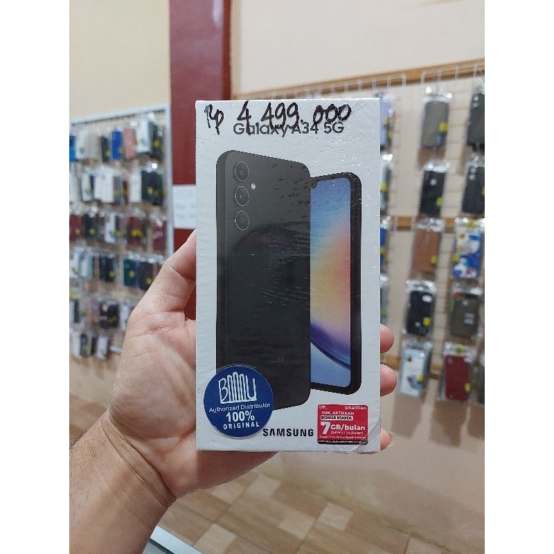 HP BARU SAMSUNG A34 5G Ram 8+8/128 warna awesome graphite