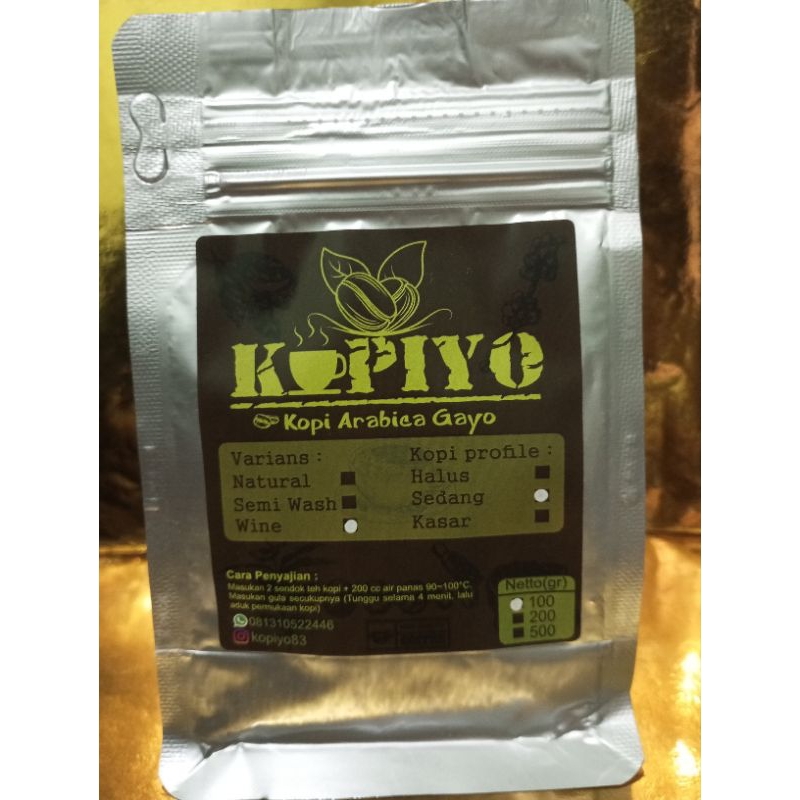 

Kopi Arabika Gayo Wine