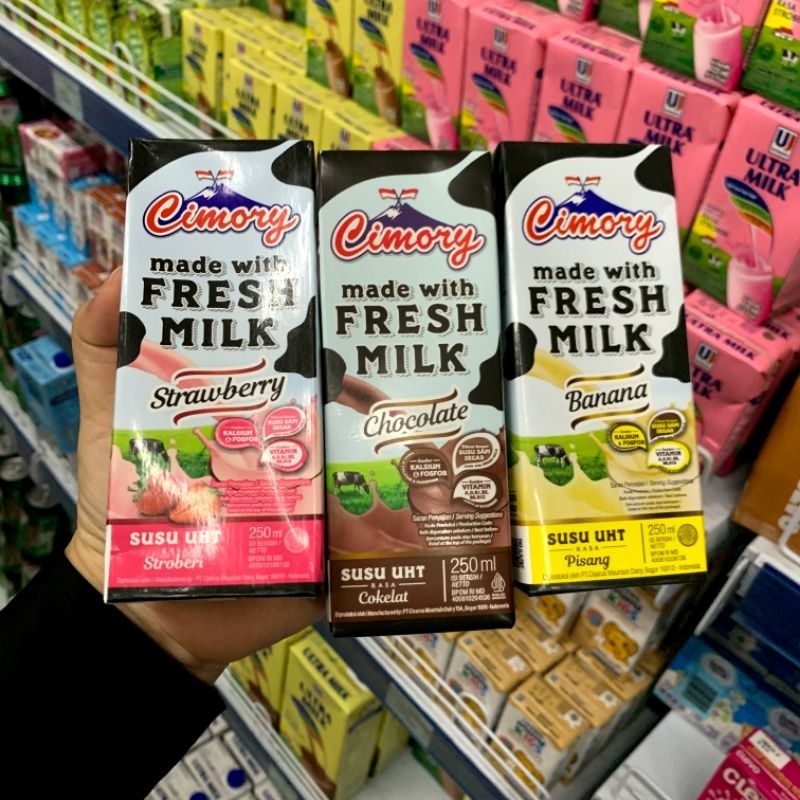 

(3 PACK) CIMORY FRESH MILK SUSU KEMASAN 250grm