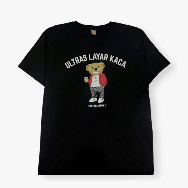 T-shirt Casual Ultras Kaos Bola Ultras Layar Kaca