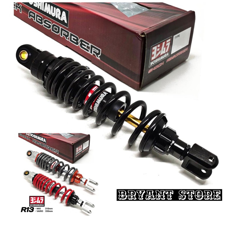 SHOCK BREAKER YOSHIMURA R13 310MM 330MM NON TABUNG MODEL KTC RAZOR PRO KLIK REBOUND SHOCKBREAKER MIO