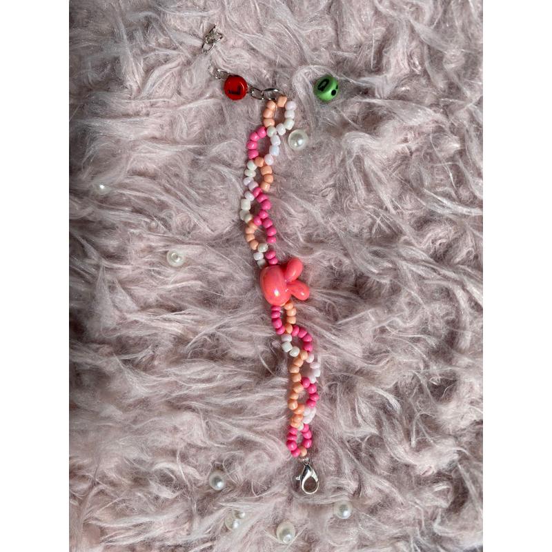 gelang anak pink panda