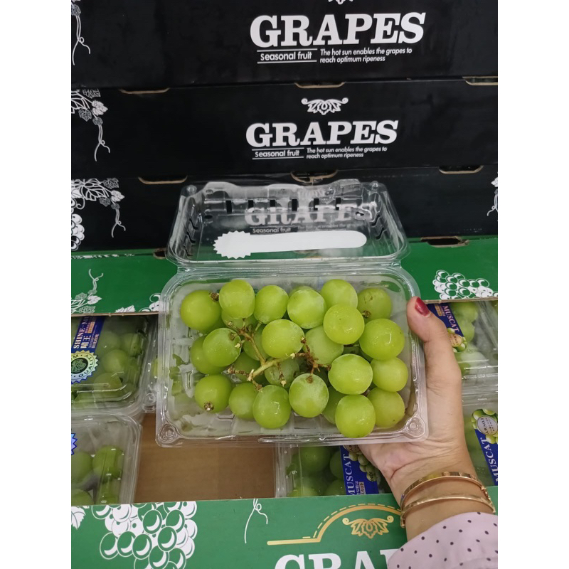 

Anggur Shine Muscat Jepang Kemasan 500gr