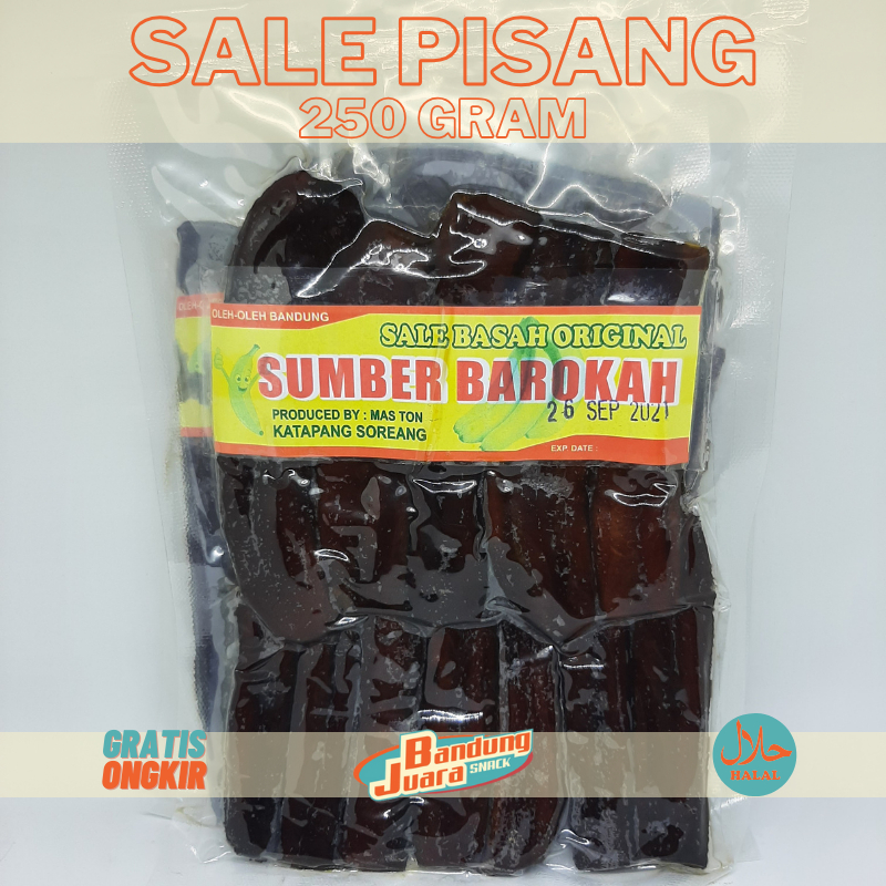 

Sale Pisang Ambon / Sale Pisang Basah 250gram