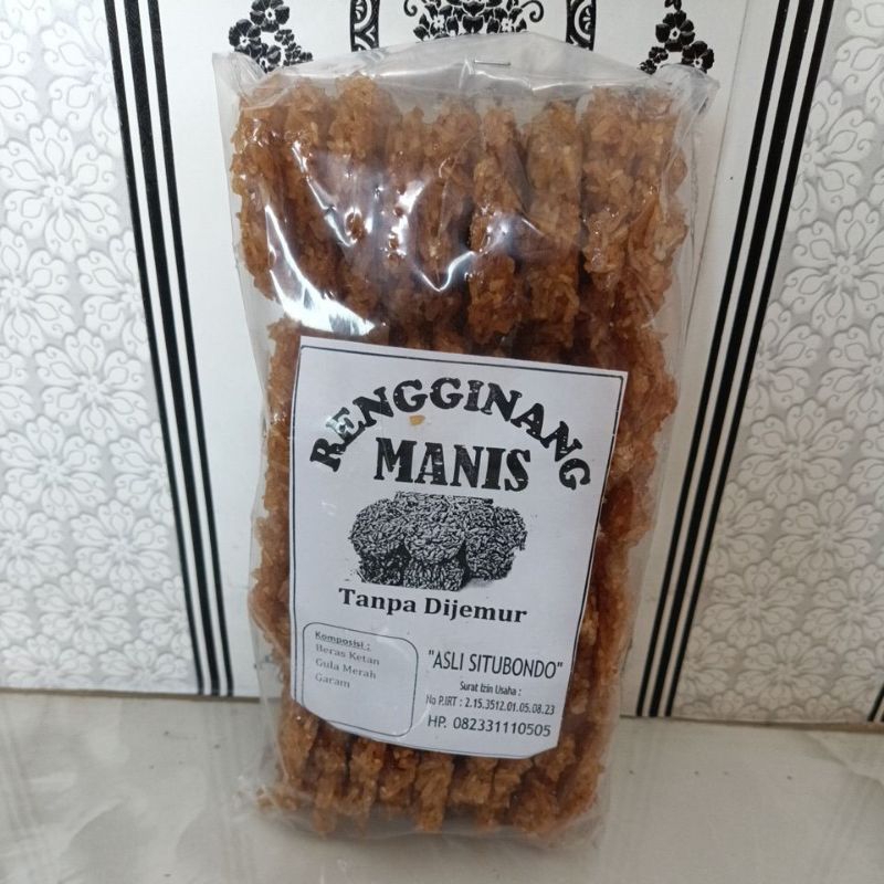 

Rengginang Manis Khas Situbondo Tanpa Dijemur Kemasan 480gram