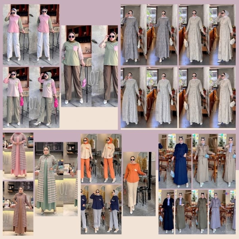NEW OZ//INNAIRA HIJAB FASHION//MAXY HARUKA BY OZ/DRESS OZ/GAMIS NEW OZ