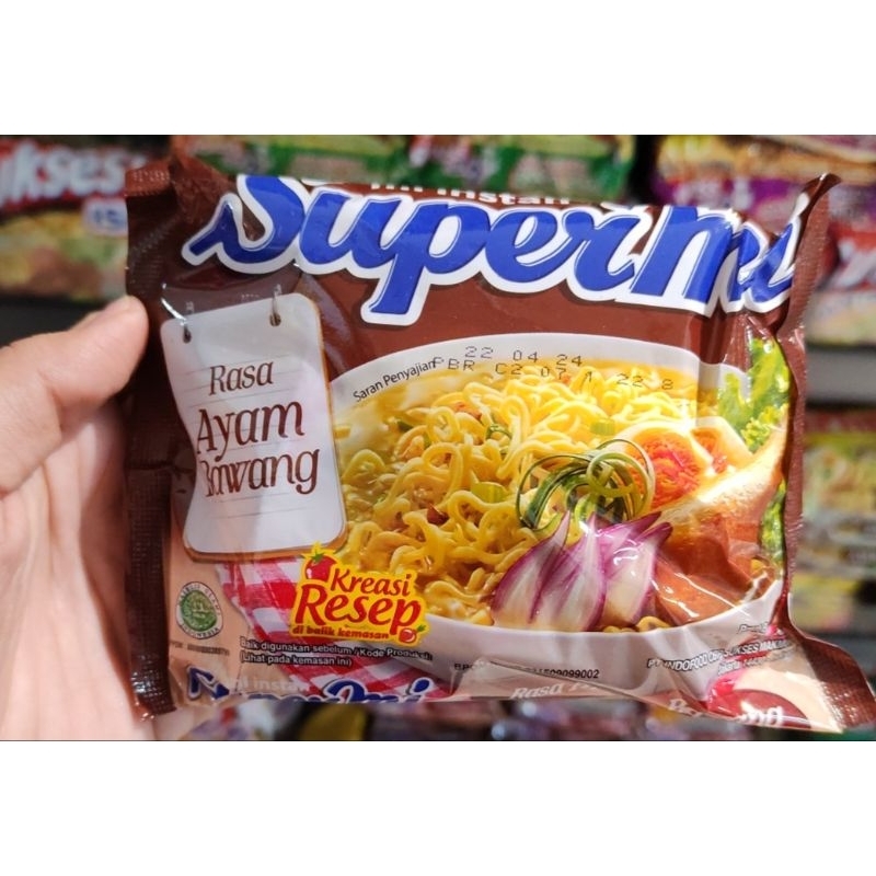 

5 buah!! Supermi rasa ayam bawang/mie kuah/mie goreng/noodles