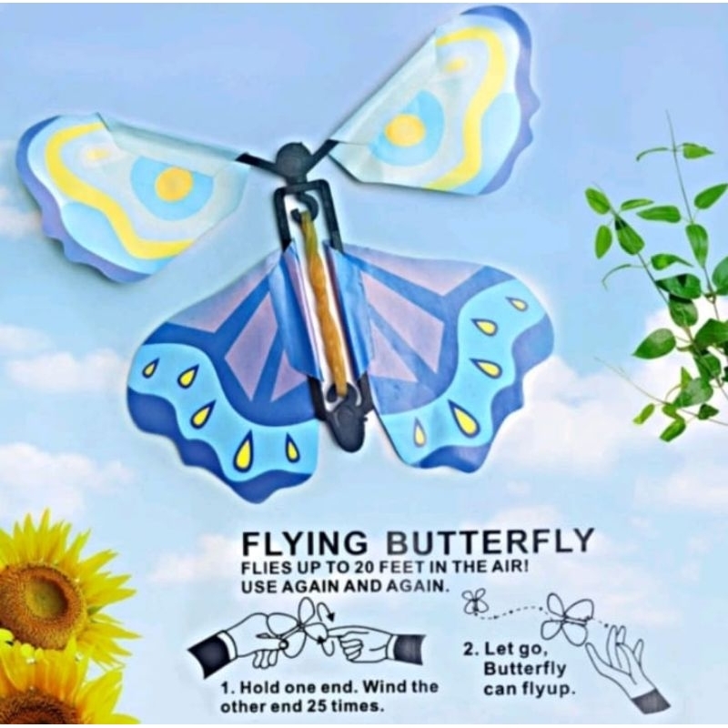 Mainan Kupu Kupu Terbang-Kupu Kupu Putar