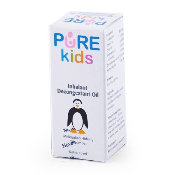 PURE KIDS INHALANT DEKONGESTAN melegakan pilek dan hidung tersumbat