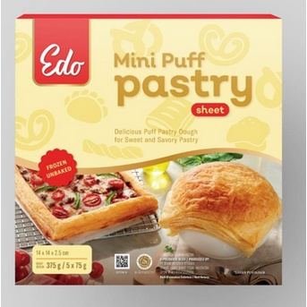 

Edo Mini Puff Pastry 375 Gram untuk Zuppa Sup Gojek Only