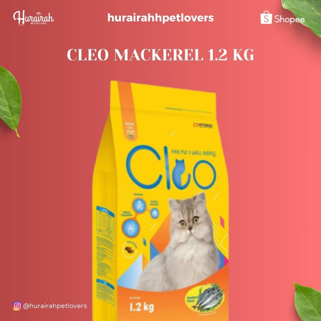 CLEO MACKEREL 1.2 KG - MAKANAN KUCING DRY CAT FOOD