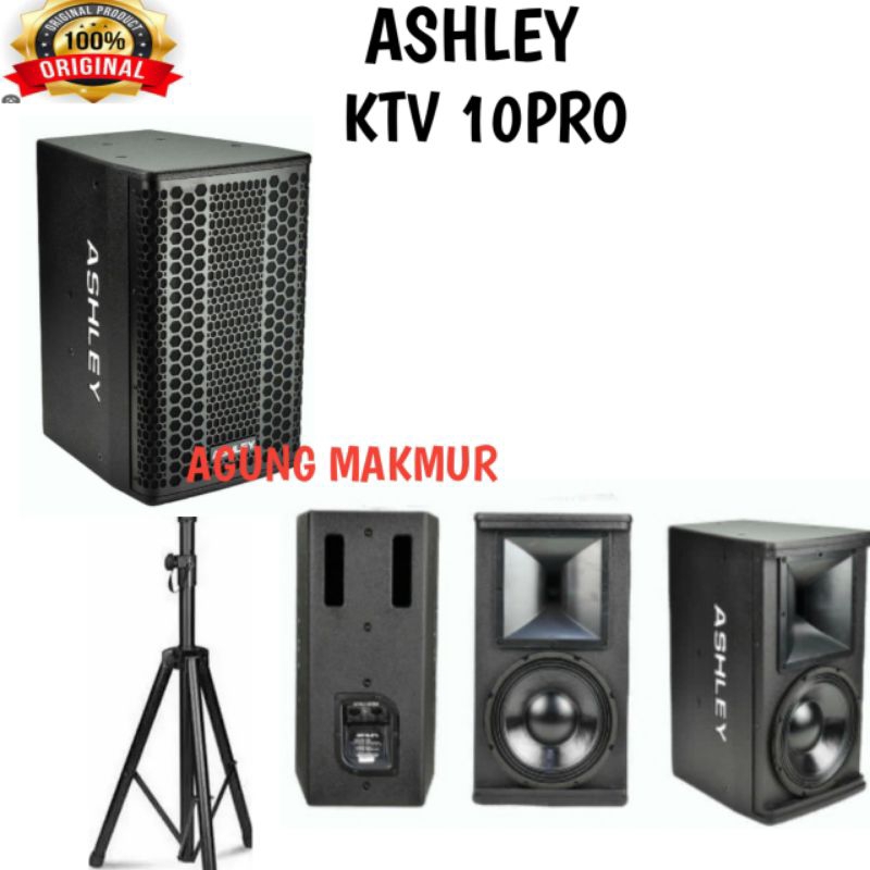 SPEAKER PASIF ASHLEY KTV-10PRO ORIGINAL - SPEAKER 10 INCH ASHLEY KTV10PRO