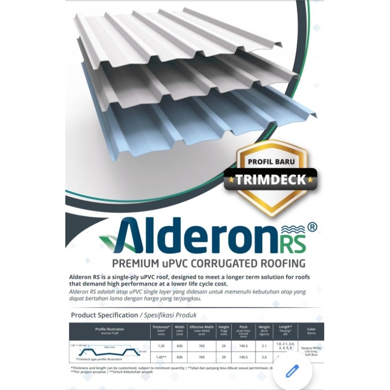 Atap ALDERON RS TRIMDECK