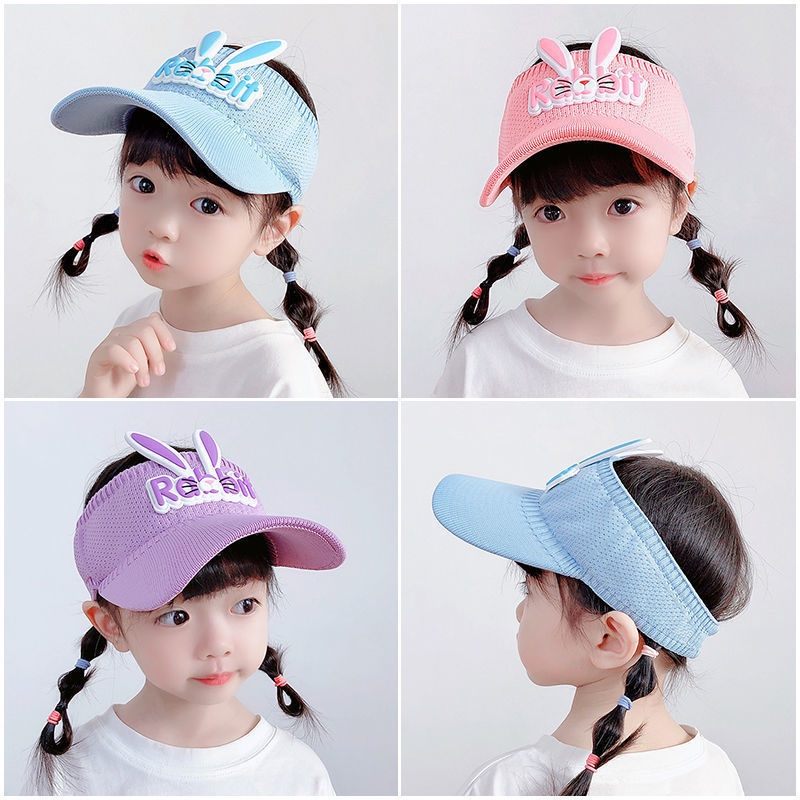 Topi Anak Rabbit Visor Sunshade Topi Golf Anak Senam Pantai Topi Pantai Zumba